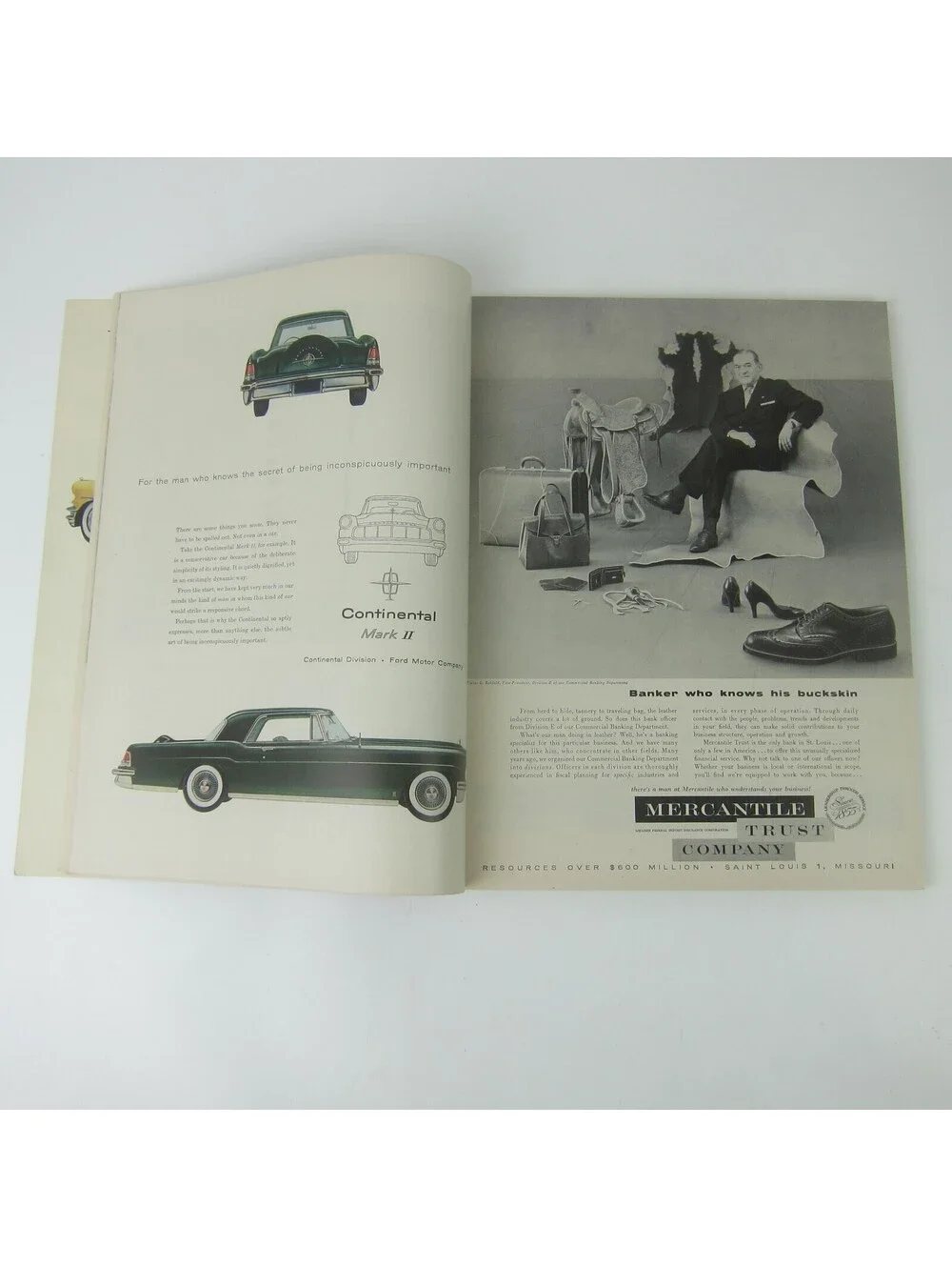 Vintage FORTUNE Magazine March 1956 General Motors, Ford, Cadillac, Buick Ads
